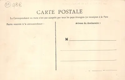 Reims — Arc de Triomphe Romain — éditeur E.G. n°100 — पीछे
