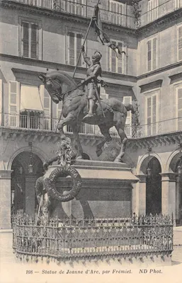 Statue de Jeanne d'Arc — équestre, par Frémiet — ND Phot. n° 108