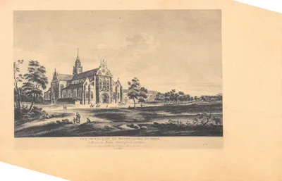 Vue de l'église de Notre-Dame de Brou — éditeur APDE, n° 117