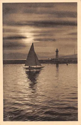 Cannes — Coucher de Soleil — Éditeur YVON, n°10