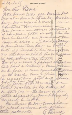 Amiens — A Catedral — A Abside — I.L — Verso