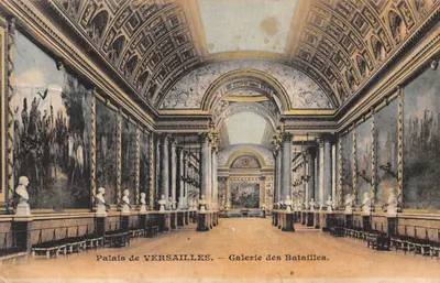 Palais de VERSAILLES — Galerie des Batailles — A. Bourdier, imp.-édit., Versailles