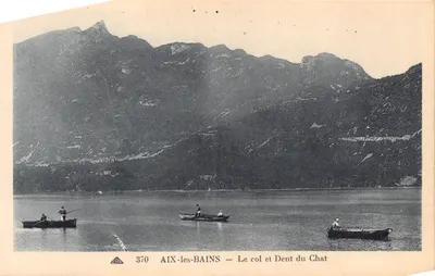 AIX-les-BAINS — Le col et Dent du Chat — éditeur AIX-les-BAINS n°370