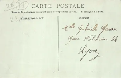 Aix-les-Bains — Abbaye d'Hautecombe — LL. n°72 — 裏面
