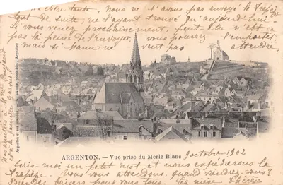 Argenton — Vue prise du Merle Blanc — G. HANURE, photographe, Argenton