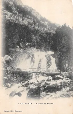 Cauterets — Cascade de Lutour — Baylac, édit., Cauterets