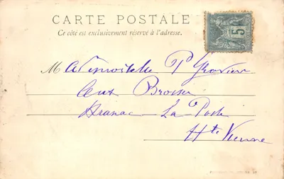 Châteauroux — Préfecture — CL. Nouvelles Galeries — 背面