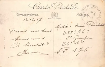 NICE — Vue prise du Château — Selecta — Verso