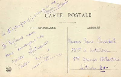 Grenoble — O rio Isère e o Casque de Néron — CI. AV. — coleção L.P. Grenoble — Verso