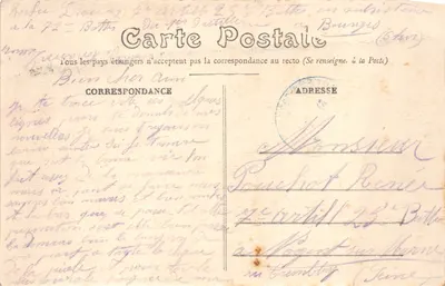 Catedral de Bourges — Nef — Editor: L. M. (nº 292) — Verso