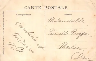 Museu do Louvre — A Mona Lisa (Leonardo da Vinci) — F. F. PARIS — Verso