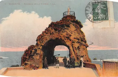 Biarritz - Rocher de la Vierge — éditeur LL, n°7