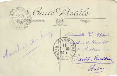 Biarritz - Rocher de la Vierge — éditeur LL, n°7 — पीछे