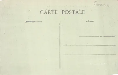 I Lacs de la Matbey sine — vista panoramica con un osservatore in primo piano — editore C. Baffert, Grenoble — Verso