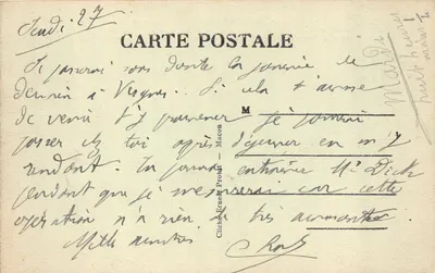 Macon — O ponte de Saint-Laurent — editor Ernest Probat — Verso