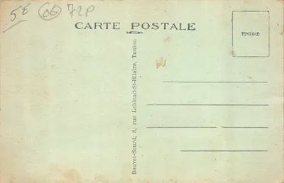 Toulon — Boulevard Frédéric Mistral — éditeur BAILT. B. S. n° 110 — पीछे