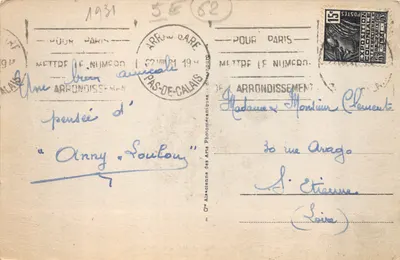 Arras — L'Église Saint-Nicolas-en-Cité — éditeur : G. Alsacienne des Arts Photodécantrures — पीछे