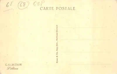 Hœrdt — La kermesse — éditeur Martin Riedinger, n° 529A — 背面