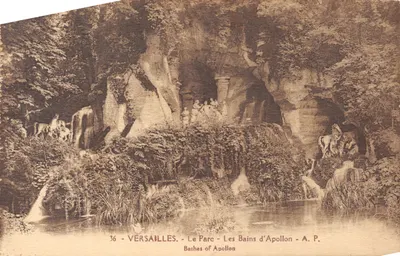 Versailles — Les Bains d'Apollon dans le Parc — A.P. n°36