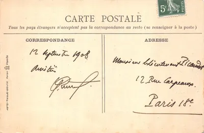 Le Curé de Pontoise — scène dans une église avec le curé au pupitre — A. Seyès, Edit. Pontoise — पीछे