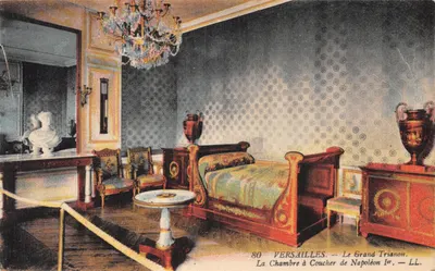 Versailles — Le Grand Trianon. La Chambre à Coucher de Napoléon Ier — LL. n°80