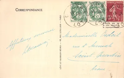 Cahors — Le Château du Roi — éditeur LL, n° 25 — 裏面