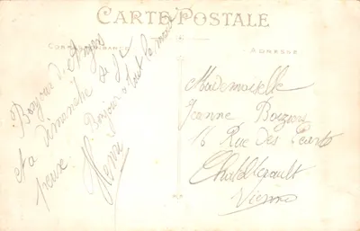 Angers — A Catedral — Artaud et Nozais, Nantes, n°30 — Verso