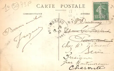 Mortail (Marche) — La Vallée de la Cance - Les Rochers — éditeur impr. sur la carte n°4 — Verso