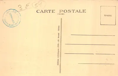 Dormans (Marne) — Chapelle de la Marne — Table d'Orientaion — Don du Touring-Club de France — 背面
