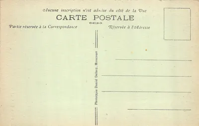 Vieux Puits de l'Hôtel de Ville — Neuchâtel — éditeur Rajon Grosjean, n°38 — 裏面