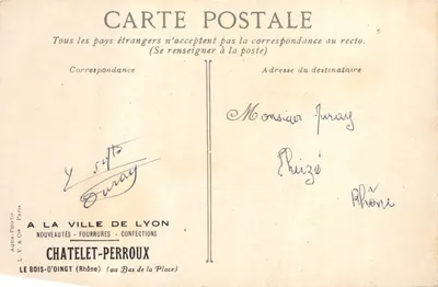 L'Éretat — De Arquille, uitgever L.V. & Cie, Parijs, nr. LV209 — Achterkant