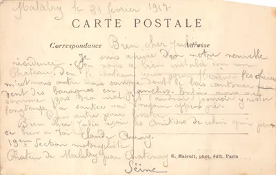 St-Cloud — La Grande Cascade — E.M. n°2795 — पीछे