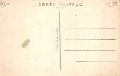 Les SETTONS — Baie de la Ville des Pins; — En Moryan, éditeur A. Duciel, Saulieu — 裏面