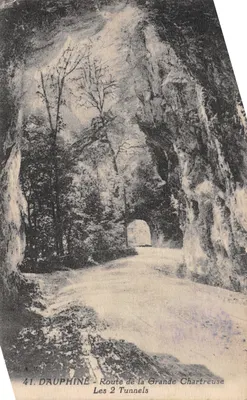 Les 2 Tunnels — Route de la Grande Chartreuse — éditeur G. A. M. n°41
