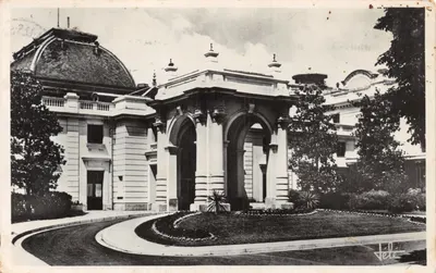 Aix-les-Bains — Entrée du Grand-Cercle — éditeur Télé-Photo, 18, Square Aix-les-Bains