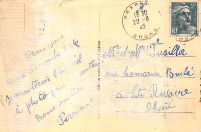 Haut-Kœnigsbourg (alt. 757 m) — Vue prise à vol d’oiseau — Édition spéciale du Château — Verso
