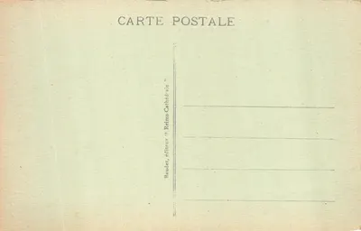 Reims - La Cathédrale - Côté Nord — vue des ruines après les bombardements, éditeur Baudet, Reims — पीछे