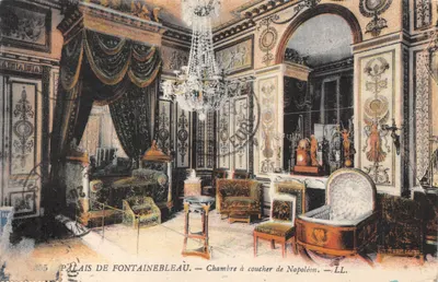 Palais de Fontainebleau — Chambre à coucher de Napoléon — LL. — n° 805