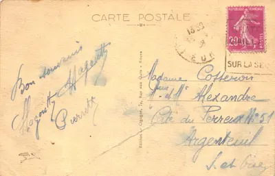 Rouen — Pont Corneille — éditeur MAGON BAGON, n° 416 — Verso