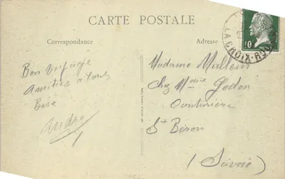 Lyon - Le Chalet du Parc - Débarcadère — B. F., Paris — पीछे