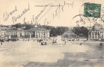 Versailles — Avenue de Paris — éditeur Mme Moreau, Versailles
