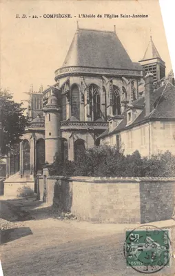 Compiègne — L'Abside de l'Église Saint-Antoine — E.D. - 22