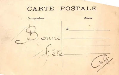 Le Bois de Boulogne – La Cascade — C.M. n°330 — 背面