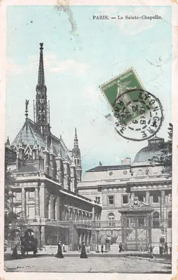PARIS — La Sainte-Chapelle — éditeur IMPRIMÉ SUR LA CARTE