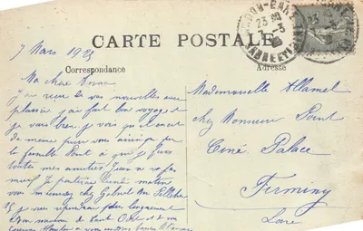 Lamartine — Retrato em busto — Souvenirs de Lamartine, editor Charvet, n°29 — Verso