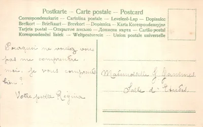 Route côtière — vue de la mer et falaise — éditeur HR, n° 1087/4 — पीछे