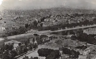Paris et ses merveilles — Panorama sur Paris, vue prise de la tour Eiffel — Éditeur GUY, n° 365