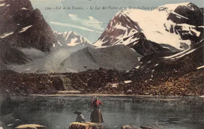 Col de la Vanoise — Le Lac des Vaches et la Grande-Casse (3681m) — Éditeur : « 529 »