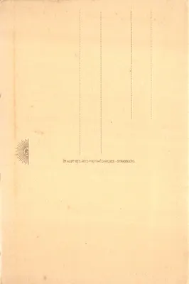 Strasbourg - Dom Kammerzell — wydawca WYDRUKOWANE NA KARTCE nr 42 — Rewers