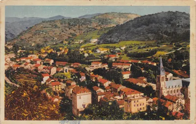Valls-les-Bains — vue générale avec église — Édition Neyrand n°1